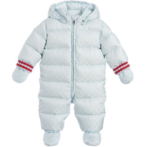 gucci dress for baby boy|gucci baby snowsuit.